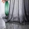 HooHero Black Gold New Sequins Gradient Embroidery Screen 100 Wide Kids Baby Room Balcony Sheer Curtains Home Decoration Voile Curtain view 1