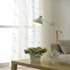 HooHero White New Simple White Linen Embroidery 100 Wide Kids Baby Room Balcony Sheer Curtains Home Decoration Voile Curtain view 2