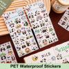 30 Sheets Cute Panda Stickers for Girls Kawaii Panda Stickers Waterproof Cartoon Animal Stickers DIY Decorative Adhesive Sticker for Phone Case Stationery Party Gifts (Panda) view 2