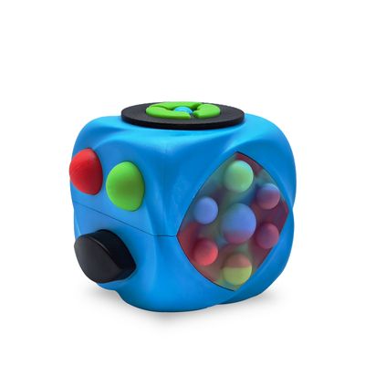 Appash Fidget Cube Stress Anxiety Pressure Relieving Sensory Massage Toy for Focus and Relaxation[Blue]