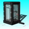 Generic Inflatable Money Machine Booth with 2pcs Blower Inflatable Cash Cube Machine for Event, Promotion(Black), 1.5mx1.5mx2.5m, 24070701 view 2