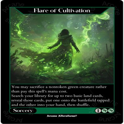 Flare of Cultivation - Altered Art Custom Proxy Cards
