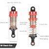 RcThjia Oiled Shocks Upgraded 66mm/72mm Aluminum Oil Shock Absorber Set for 1/12 1/14 1/16 RC Cars - Compatible with WLtoys 144001, 124019, MJX 16208, HBX & More view 3
