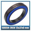 AGJPXFR CP|BB51|HT2 Bearing 25 * 37 * 6 Mm 1PC ABEC-3 6805N-2RSV Fit for Shinmano 6805N-2RSV-B0 Ceramic Steel Ball Bearings(Steel Ball) view 2
