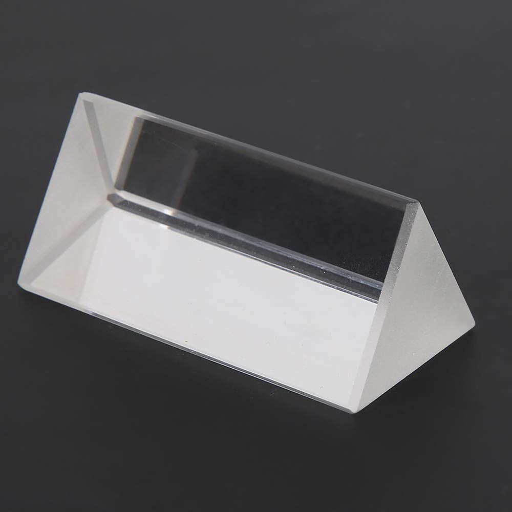 Fafeicy Optical Glass Triangular Prism K9 for Studying Spectra, Rainbow Teaching Photography Gift