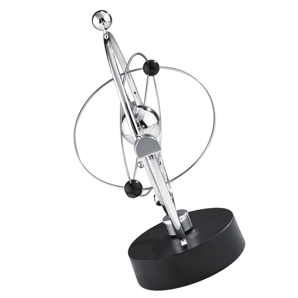 Perpetual Motion Home Office Desk Ornament Suitable for Study Iron Electric Wiggler (A603)