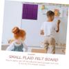 HOODANCOS 3pcs Creative Self-Adhesive Felt Board for Home Decoration Easy to Apply Design Photo Display and Note Organizer for Boys and Girls Spaces Classrooms and Craft Projects view 3