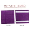 HOODANCOS 3pcs Creative Self-Adhesive Felt Board for Home Decoration Easy to Apply Design Photo Display and Note Organizer for Boys and Girls Spaces Classrooms and Craft Projects view 4