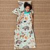 Carstens, Inc. Kids Slumber Bag Sleeping Bag/Nap Mat with Pillow for Boys & Girls, Woodland Fox view 2