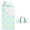 Carstens, Inc. Kids Slumber Bag Sleeping Bag/Nap Mat with Pillow for Girls, Flower Power view 1