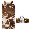 Carstens, Inc. Kids Slumber Bag Sleeping Bag/Nap Mat with Pillow for Boys & Girls, Cow Print view 1