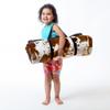 Carstens, Inc. Kids Slumber Bag Sleeping Bag/Nap Mat with Pillow for Boys & Girls, Cow Print view 4
