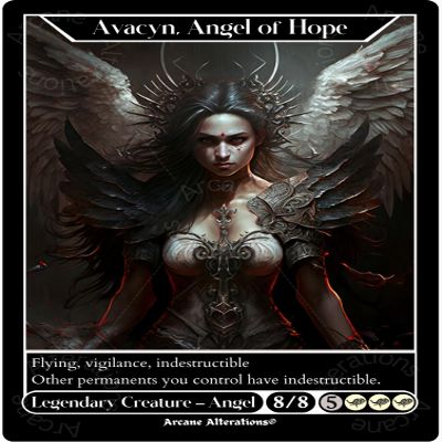 Avacyn, Angel of Hope - Altered Art Custom Proxy Cards