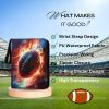 2025 Football Card Binder Trading Card Binder Holder 900 Pockets, Fits 900 Cards with 50 Removable Pages, Football Card Gifts Collector Album with Zipper Storage Display Case view 2