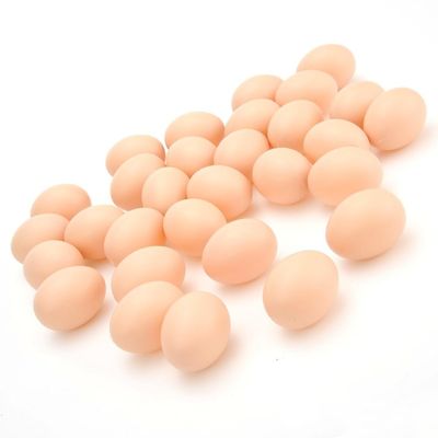 A and E Imports - Bag of Realistic Chicken Eggs Toy Food Playset Pack of 30 Fake Eggs
