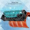 RC Cooling Fans Fit for 1/8 RC Car 40mm 42mm Diameter Brushless Motor 4068 4076 4082 409227000RPM RC Car Fan Double Motor Heatsink with Orange Metal Cover view 2