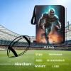 2025 Football Card Binder Trading Card Binder Holder 900 Pockets, Fits 900 Cards with 50 Removable Pages, Football Card Gifts Collector Album with Zipper Storage Display Case view 4