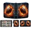 2025 Football Card Binder Trading Card Binder Holder 900 Pockets, Fits 900 Cards with 50 Removable Pages, Football Card Gifts Collector Album with Zipper Storage Display Case view 1