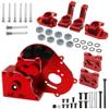Aluminum Transmission Case Gearbox Housing Cover w/Motor Plate & Metal Rear Stub Axle Carriers, C-Hubs Caster Blocks, Steering Blocks view 1