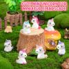 LHSYFBZ 96Pcs Mini Resin Unicorn, Miniature Unicorn Figurines, Mini Resin Animals to Hide for Garden Landscape Aquarium Dollhouse Birthday Party Room Crafts Decor view 3