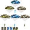 SIQUNUO Army Parachute Toys for Kids, 6 Pack Tangle Free Outdoor Toys Parachute Men for Kids, Small Toys for Kid Ages 4-8 9 10 11 12 Year Old, Outside Toys, Stocking Stuffers view 1