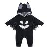 AIMAOMI Baby Boy Fall Outfits Newborn Baby Girl ostume Halloween Outfit Bat Cosplay ostume Bodysuit Hooded Clothes (B, 18-24 Months) view 2