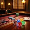 5pcs Professional-Grade Crystal Dice - 25mm Waterproof 6-Sided Precision Gaming Dice with Anti-Slip Numbers, Standard Size for Board Games, RPGs,Casino Nights (Transparent Color Set) view 4
