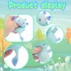 Axolotl Toy, Pull, Stretch and Squeeze Stress, Cute Fish Toy for Anxiety Relief, Birthday, Christmas, Office, Stocking Stuffer Gift, Toy Axolotl for Pulling (Set of 4) view 2