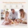 IEATFO Baby Musical Instruments - Your Child's First Musical Toys with Castanet Rainmaker Tambourine Xylophone - Baby Friendly Design Wooden Instruments Set Grow with Your Boys and Girls view 4