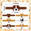 12 PCS Stuffed Dog Animal Slap Bracelets Plush Animal Slap Bracelets Cute Wrist Slap Band Toy Wrist Animals Wrist Pets Slap Bracelet Wrist Toy for Boys Girls Birthday Gifts Party Favors 6 Styles view 2