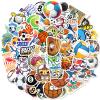 100 Pack Sports Stickers, Sports Football Soccer Baseball Basketball Party Favors, Sports Ball Stickers for Water Bottles Laptop, Birthday Decorations view 1