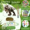 142 Pcs Dinosaur Piata Party Set - Small Jungle Dinosaur Piata Set with Blindfold and Bat Include Kids Dinosaur Themed Party Favors for Boys and Girls(Small Size Piata 14.5x12.5x3) view 2