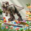142 Pcs Dinosaur Piata Party Set - Small Jungle Dinosaur Piata Set with Blindfold and Bat Include Kids Dinosaur Themed Party Favors for Boys and Girls(Small Size Piata 14.5x12.5x3) view 3
