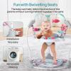 Portable Baby Activity Center Play Center 7-18 Months and Developmental Toys 7-18 Months,Pink view 4