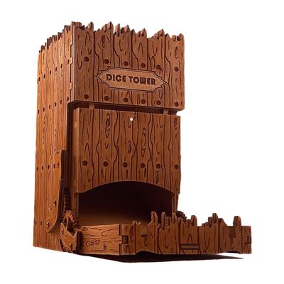 Paramint Steampunk Dice Tower DND Dice Roller - Premium Tower Roller - Portable Dice Tower for Tabletop Games - Durable Dice Roll Accessory - Ideal for DND and Board Games
