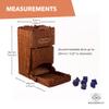 Paramint Steampunk Dice Tower DND Dice Roller - Premium Tower Roller - Portable Dice Tower for Tabletop Games - Durable Dice Roll Accessory - Ideal for DND and Board Games view 2