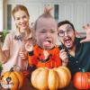 2 Crying Baby Mas k, and Hilarious Latex Head Mas k, Crying Punk Baby Masque, Halloween Mas k, Latex Head for Halloween Cosplay Costume Accessories view 3