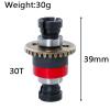 Assembled Differential 30T 0.8Mod Upgraded Steel Front/Rear Differential Fits for ARRMA 1/18 Granite/Typhon GROM 1/14 Mojave GROM 1/12 LOSI NASCAR AWD RC Race car Replace for ARA311177 view 2