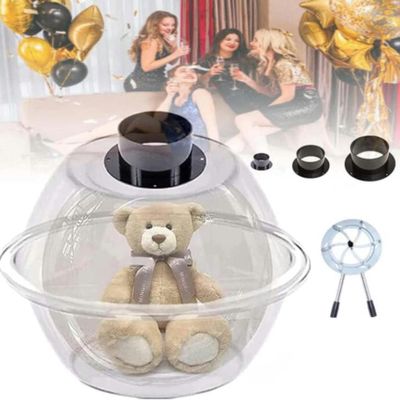 BTURYT Balloon Stuffing Machine Balloon Expander with Balloon Pump Balloon Filling Machine for Stuffing Plush Toys Balloon Bouquets Gifts Wrap