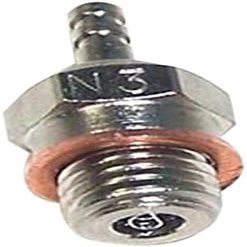 1pc Silver N3 Hot Glow Plug for 70117 1/10 1/8 RC Truck Nitro Engine Parts Glow Plugs and Spark Plugs Combustion Engines and Parts