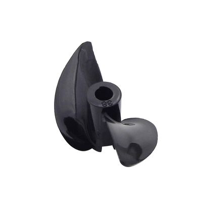 2PCS PC Propeller 2 Blades 34mm 36mm 38mm 40mm 4mm Shaft Surface Prop for RC Boat Speed Boat Mono CAT Boat Model(2PCS 36mm)