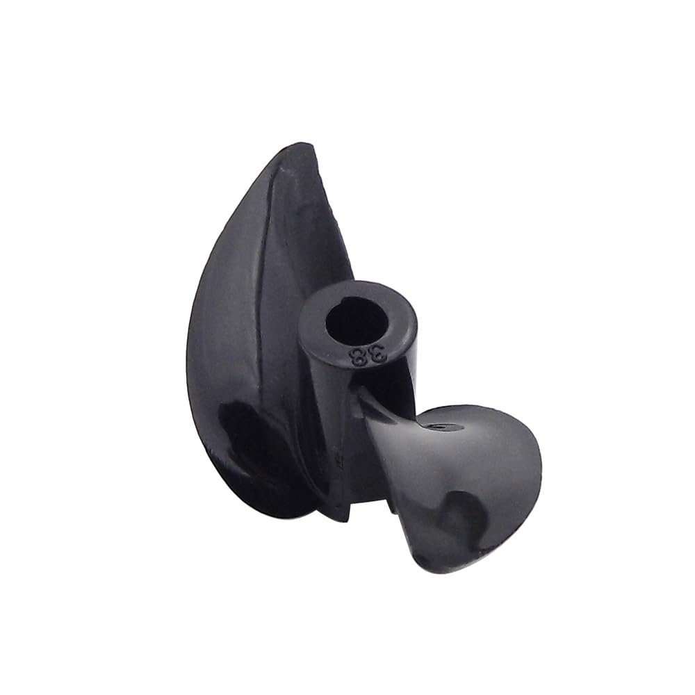 2PCS PC Propeller 2 Blades 34mm 36mm 38mm 40mm 4mm Shaft Surface Prop for RC Boat Speed Boat Mono CAT Boat Model(2PCS 36mm)