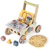 LOL-FUN Wooden Baby Walker with Wheels, Baby Push Walker for Baby Girl and Boy 12 Months, Walking Push Toys 1 Year Old Girl Boy Gifts view 1