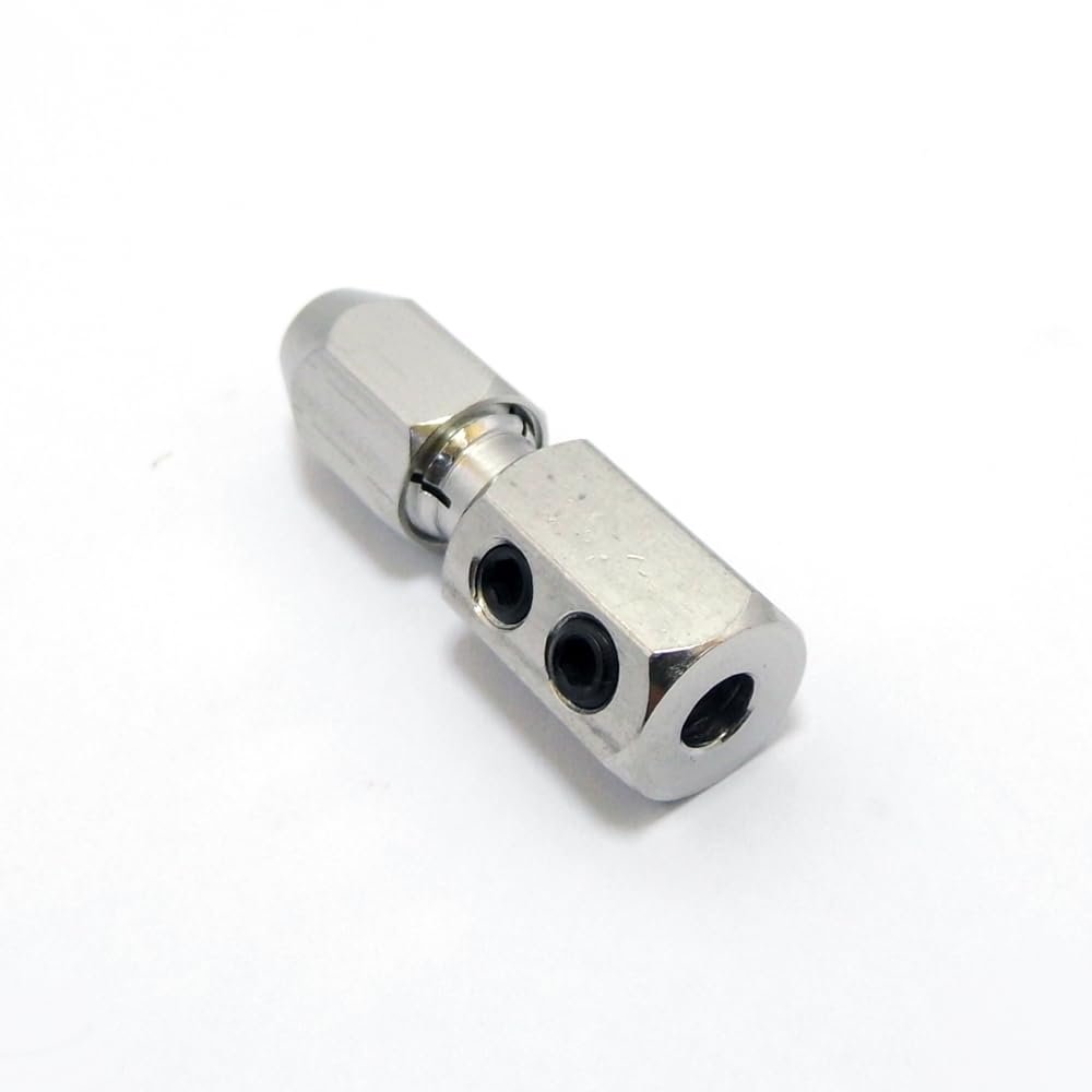 1PC RC Boat Drive Shaft Flexible Coupler Joint, Flexible Drive Cable Shaft Coupling Coupler Joint for 4mm 5mm Motor Shaft RC Boat Speed Boat(4mm to 4mm)