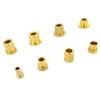 10PCS Brass Bushing Shaft Flange Bush Shaft Sleeve Bearing for 2mm 3mm 4mm 5mm Shaft for RC Boat Marine DIY Spare Parts(A) view 1