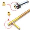 10PCS Brass Bushing Shaft Flange Bush Shaft Sleeve Bearing for 2mm 3mm 4mm 5mm Shaft for RC Boat Marine DIY Spare Parts(A) view 3