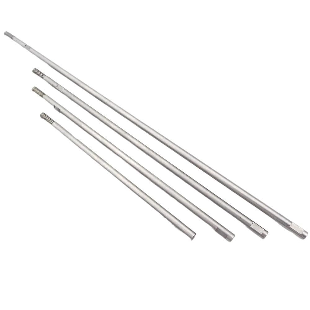 1PC RC Boat 4mm Shaft 10-35cm Drive Shaft 304 Stainless Steel for RC Boat Fishing Bait Tug Marine Yacht Toy Boat DIY Parts(Shaft Length 20cm)