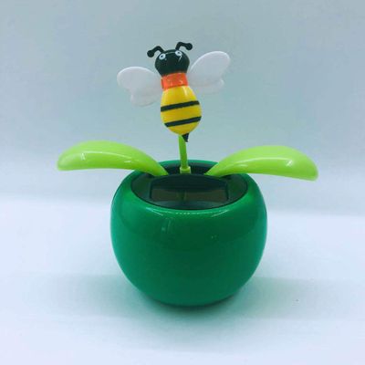 2PCS Window Sun Catcher Solar Powered Dancing Flower in Pots Bobble Head Car Dashboard Decoration Car Interior Doll Ornament Dancing Flower Pot Shaking Ornament Bobble Head Dancer Toy Car Decor H