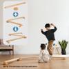 AVDAR Beechwood Balance Board Extension Assembly- Enhance Balance, Strengthen Ankles & Feet, Alleviate Plantar Fasciitis | Safe Indoor/Outdoor Montessori Activity for Home Use view 4