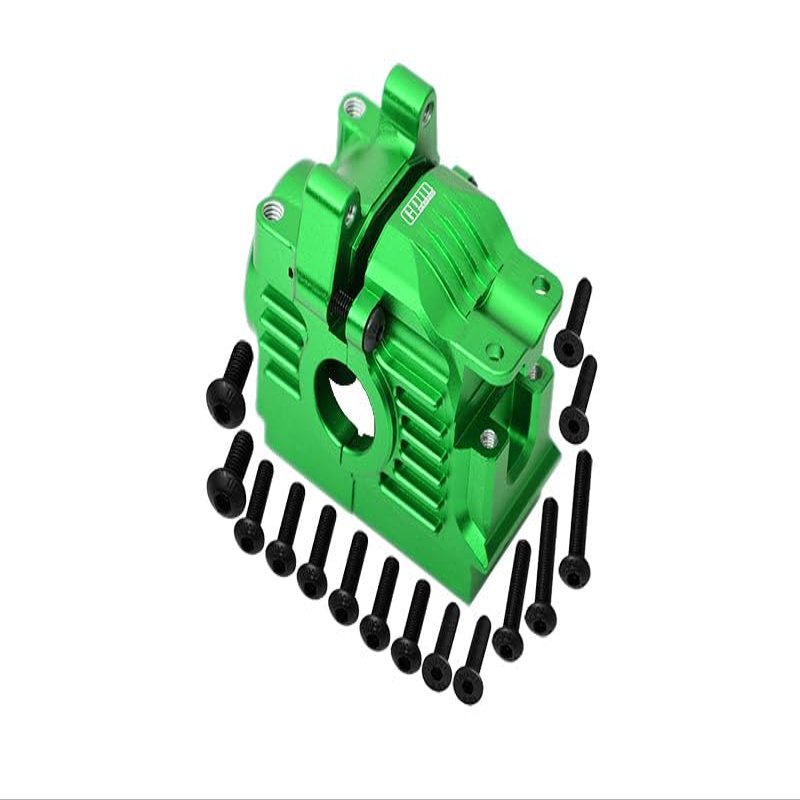Aluminum 7075 Alloy Rear Differential Housing for Traxxas 1:10 Rustler 4X4 VXL/Slash 4X4 VXL/Hoss 4X4 VXL/Ford Fiesta Rally/Ford F-150 Raptor/Stampede 4X4 VXL / 1:7 AWD XO-01 - Green
